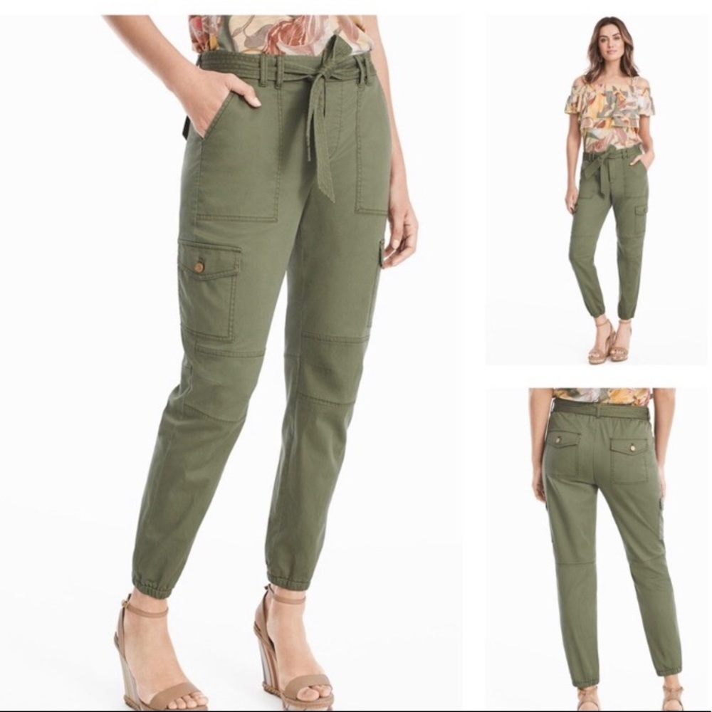 White Horse Black House Cargo Jogger Pants